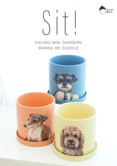 Customised Pet Pot, Hand-painting with Colourful pot, Personalised Gifts