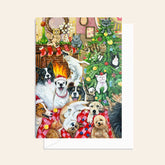 Christmas Card / Dog and Cat, Pet Theme/ Christmas Gift