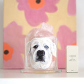 Customised Pet portrait, Home Decorative Glass Aroma Quartz Crystal Stone or Salt stone Fragrance Essential Oil Diffuser