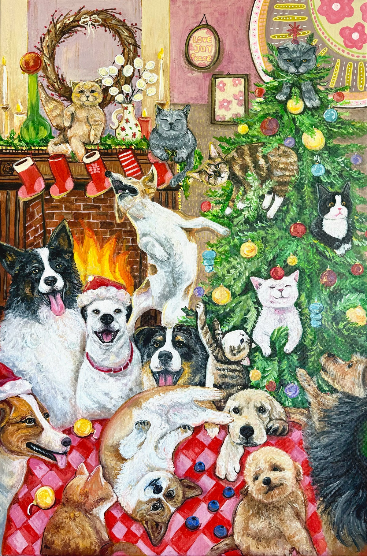 Original Painting "Christmas"