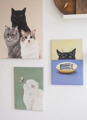 Original Painting "Black Cat"