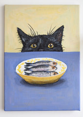 Original Painting "Black Cat"