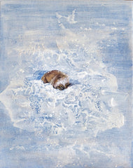 Original Painting "Snow and corgi"