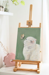 Original Painting "White Cat"