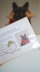 Customised Pet Portraits - Luxury Canvas 60x60cm Framed