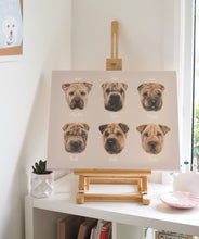 Load image into Gallery viewer, Customised Pet Drawing- Five Pets
