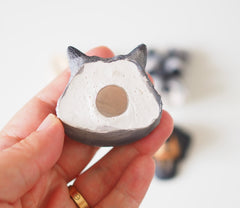 Personalized Pet Sculpture – Custom Plaster Figurine, Pet Memorial Gift, Fridge Magnet or Car Diffuser Keepsake