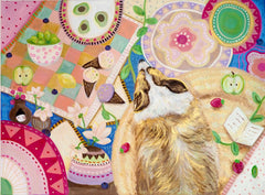 Original Painting "Corgi's Dream" 60x90cm