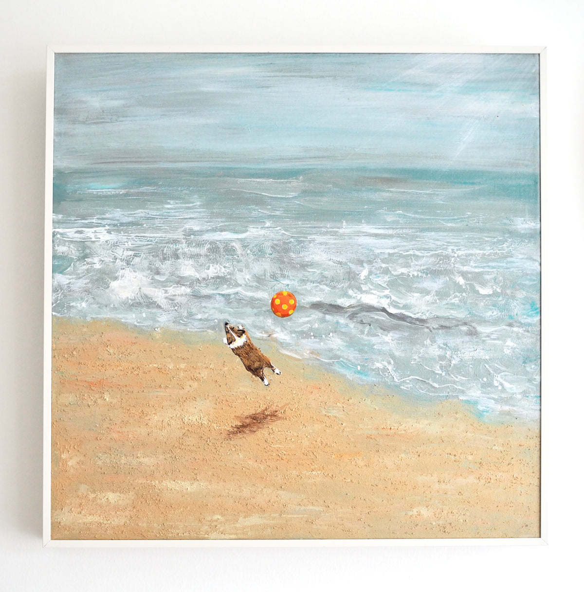Original Painting "Joy on a Cloud-3" 40x40cm