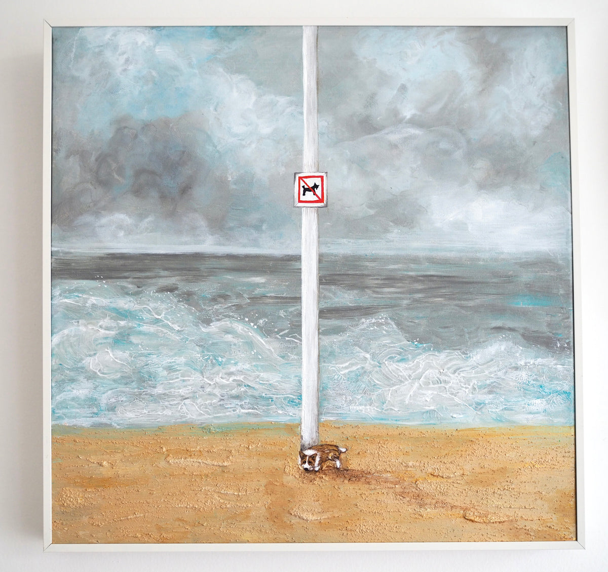 Original Painting "Joy on a Cloud-2" 40x40cm