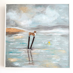 Original Painting "Joy on a Cloud-1" 40x40cm