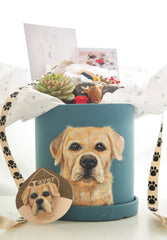 No.2 Artist Hand-painted Pet portrait ceramic lpanter KIT