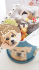 No.2 Artist Hand-painted Pet portrait ceramic lpanter KIT