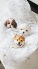 Personalized Pet Sculpture – Custom Plaster Figurine, Pet Memorial Gift, Fridge Magnet or Car Diffuser Keepsake