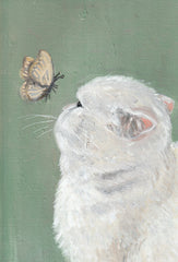 Original Painting "White Cat"