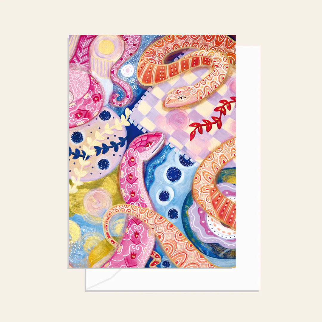 Greeting Card / Dog and Cat, Pet Theme/ Yi Si