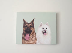 Customised Pet Portrait - Basic Canvas Printing 40x50cm no frame