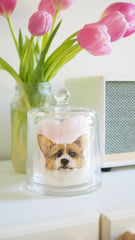 Customised Pet portrait, Home Decorative Glass Aroma Quartz Crystal Stone or Salt stone Fragrance Essential Oil Diffuser
