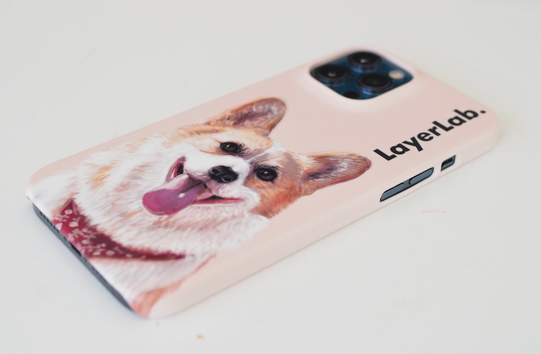 Cute Personalised Pet Portrait Phone Case, iPhone 13 12 11 Pro Max case iPhone 13 12 mini case iPhone XR case iPhone XS Max Case