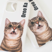 Load image into Gallery viewer, Cute Personalised Pet Portrait Phone Case, iPhone 13 12 11 Pro Max case iPhone 13 12 mini case iPhone XR case iPhone XS Max Case
