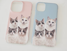 Load image into Gallery viewer, Cute Personalised Pet Portrait Phone Case, iPhone 13 12 11 Pro Max case iPhone 13 12 mini case iPhone XR case iPhone XS Max Case
