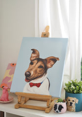 Customised Pet Portrait - Basic Canvas Printing 40x50cm no frame