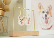 Load image into Gallery viewer, Customised Pet Portrait | Christmas or Birthday Gift Box with earrings
